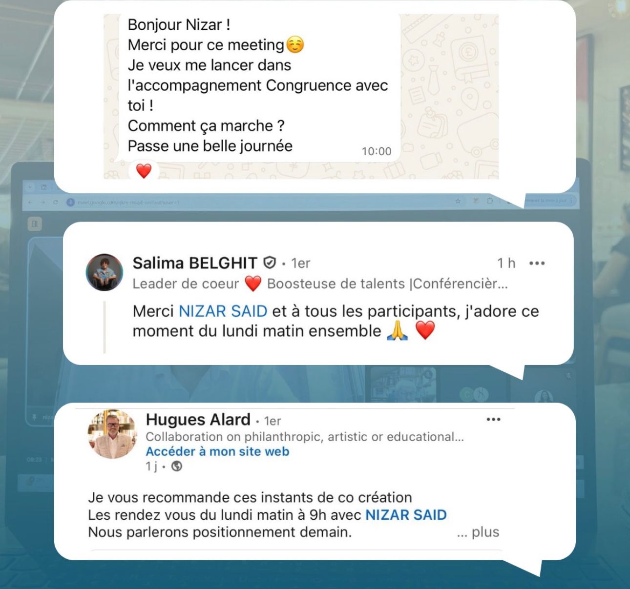 Avis de Hugues et Salima