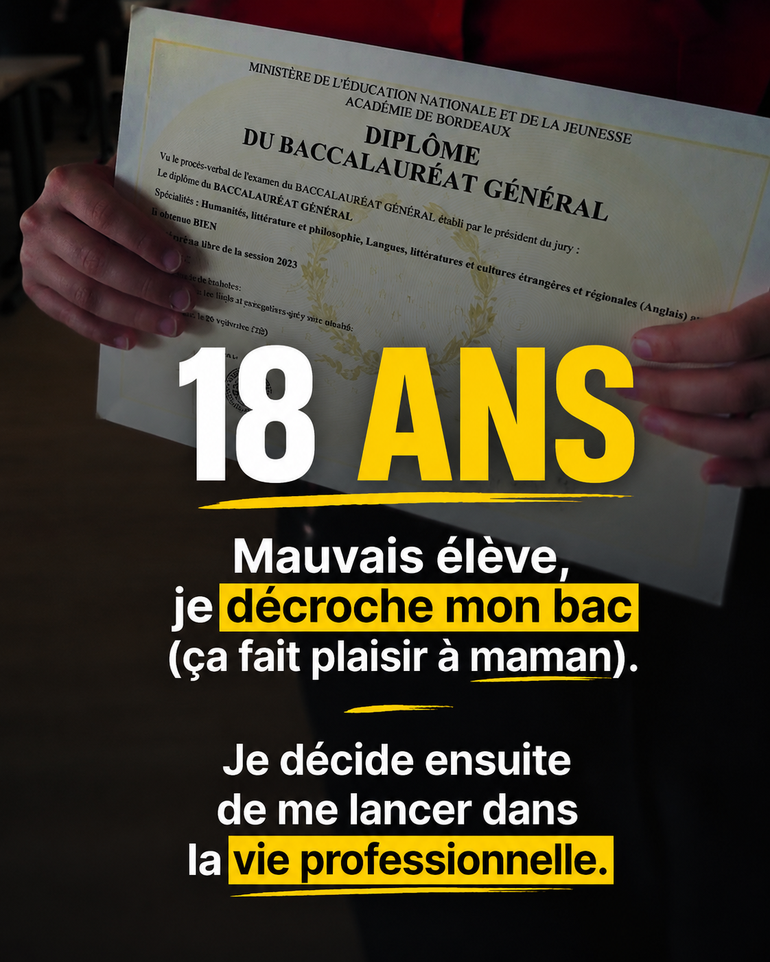 Mon parcours - étape 2